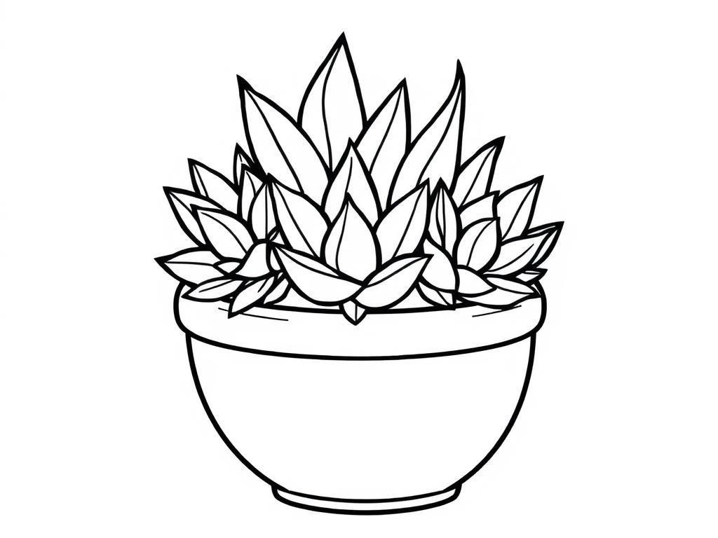 Preview of pot of succulents