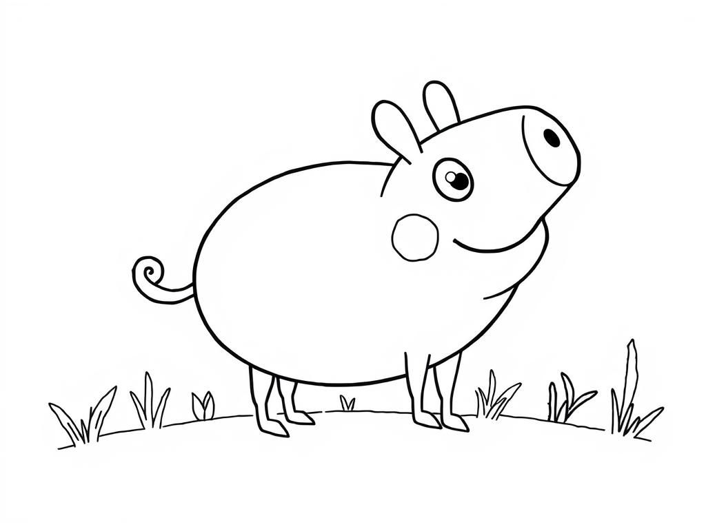 Pig Coloring Page