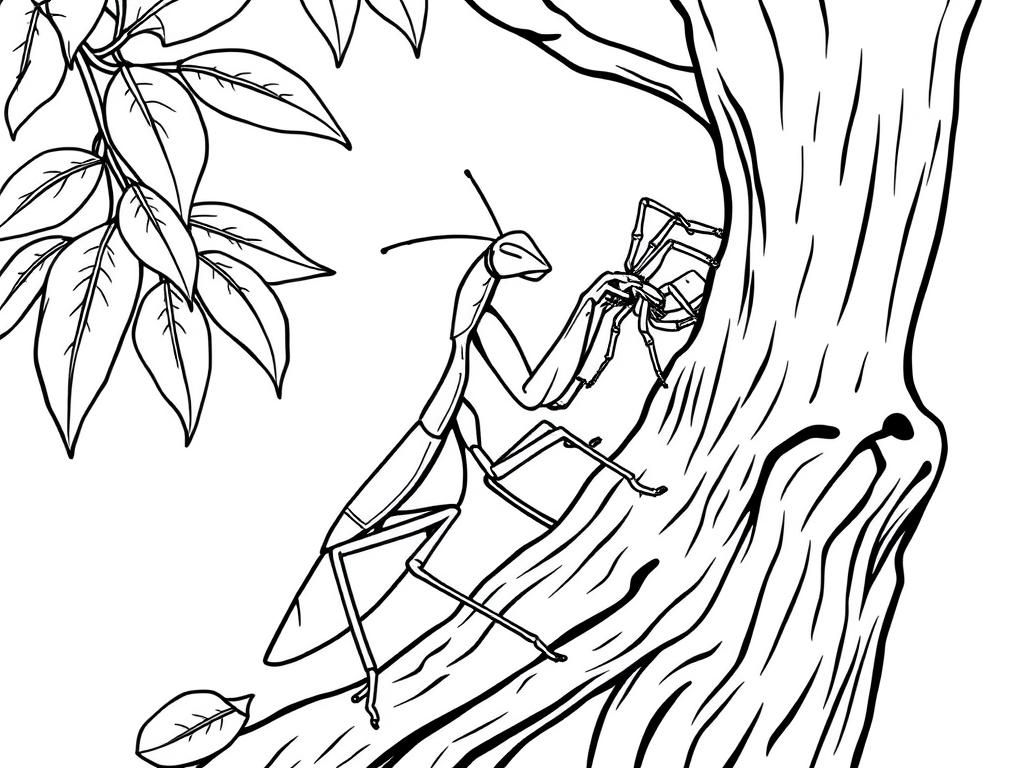Insects Coloring Page