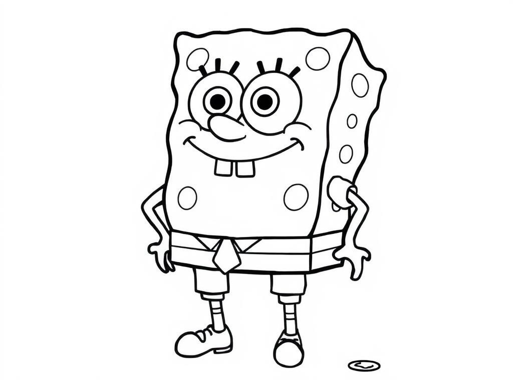 SpongeBob SquarePants Coloring Page
