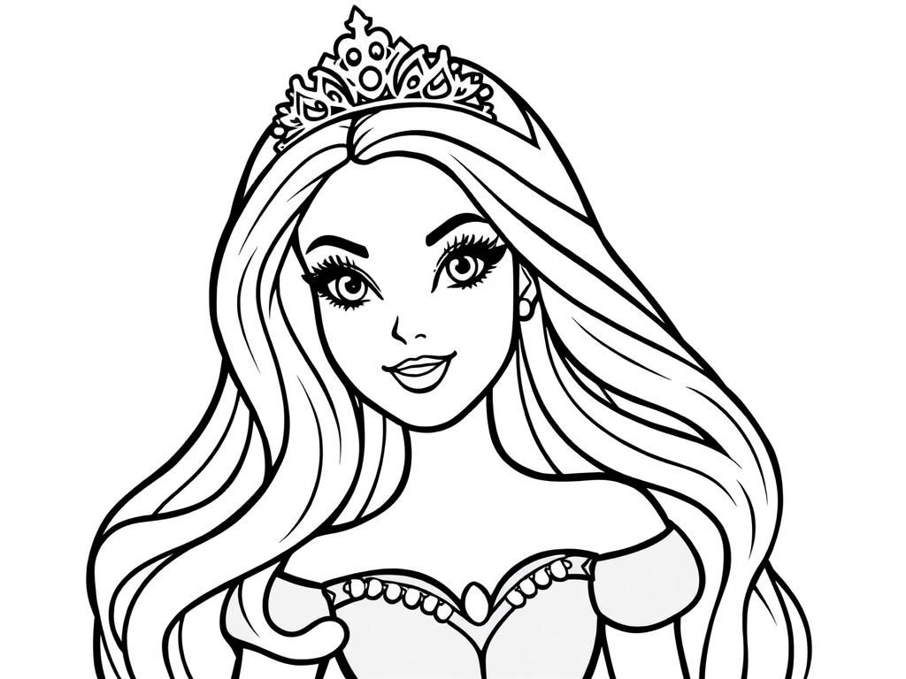 Princess Coloring Page