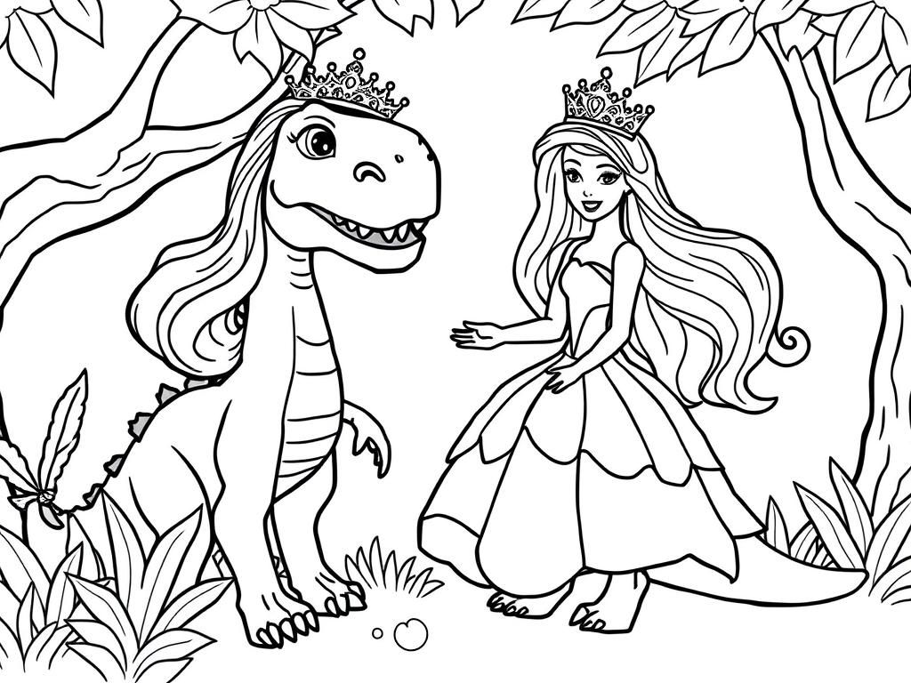 Dinosaur Coloring Page for Kids