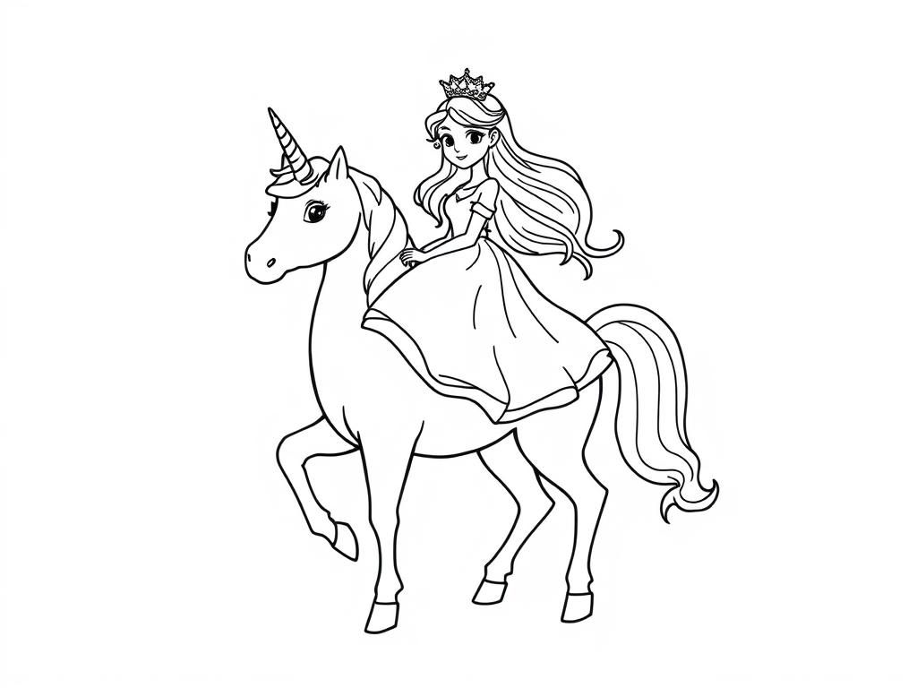 Princess on unicorn