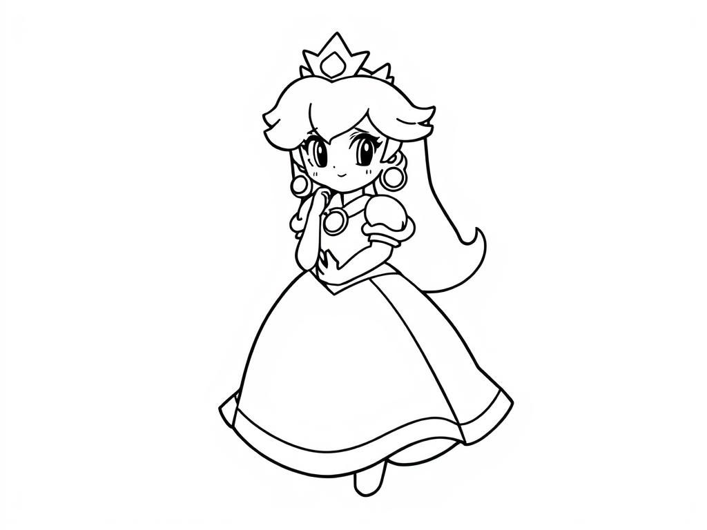 Princess Coloring Page