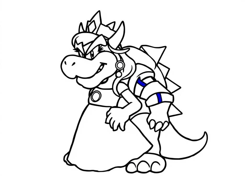 princess peach with bowser