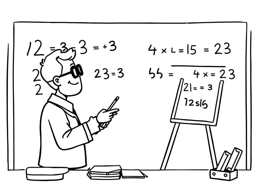 professor teaching math