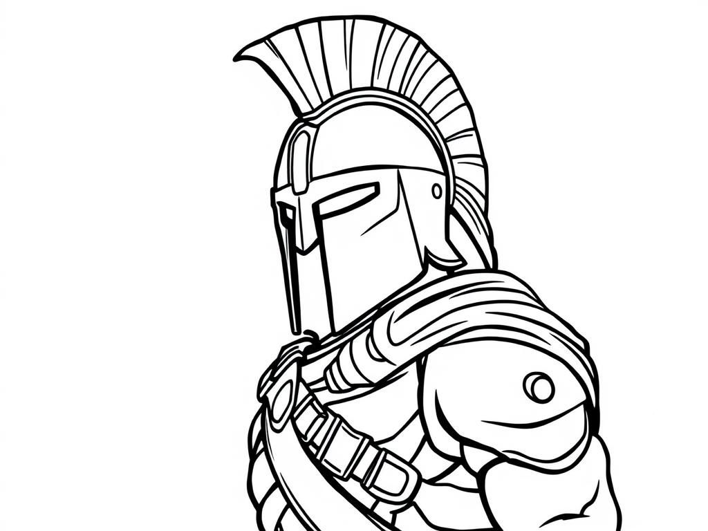 Preview of Proud spartan soldier