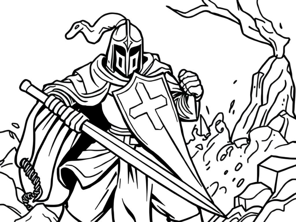 Preview of Proud templar knight massacre