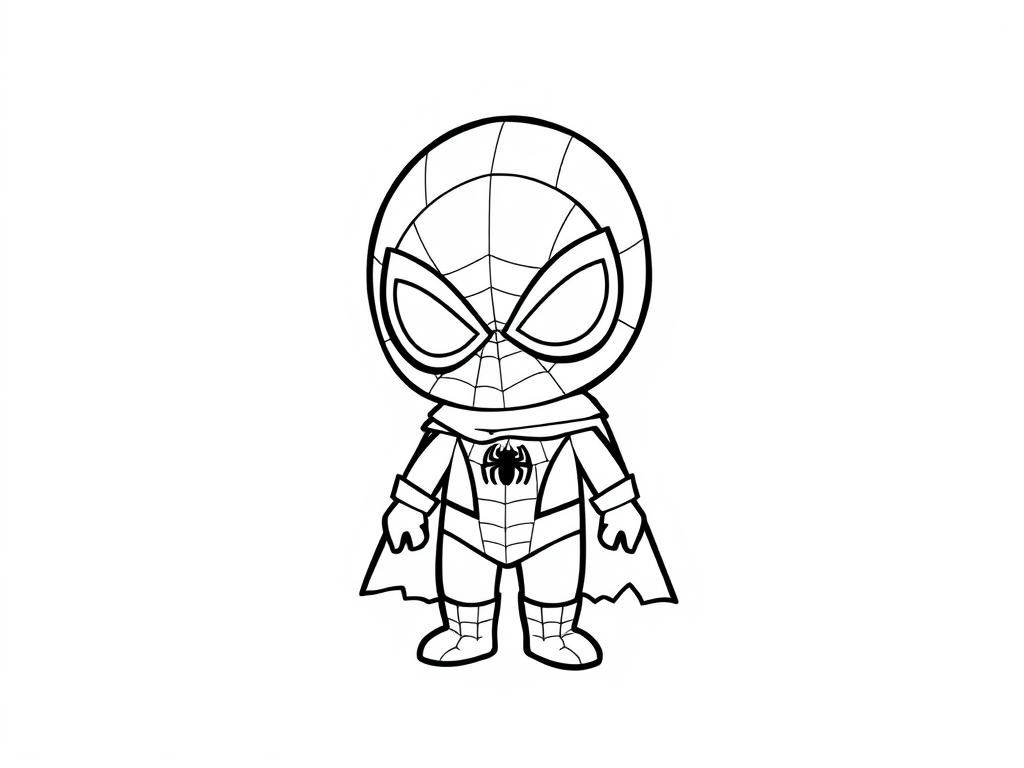 Preview of Puffo dressed as spider man