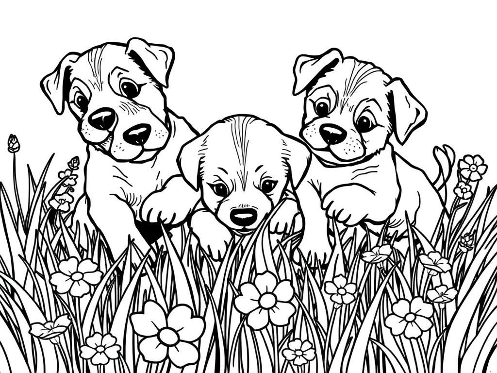 Puppy Coloring Page
