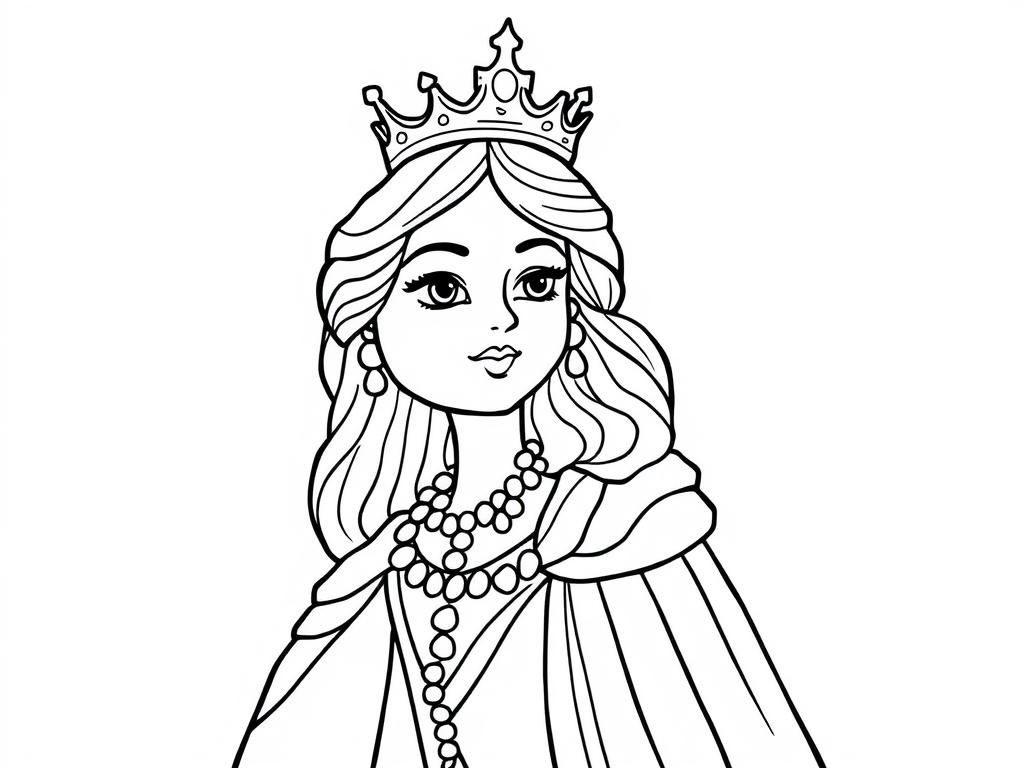 Princess Coloring Page