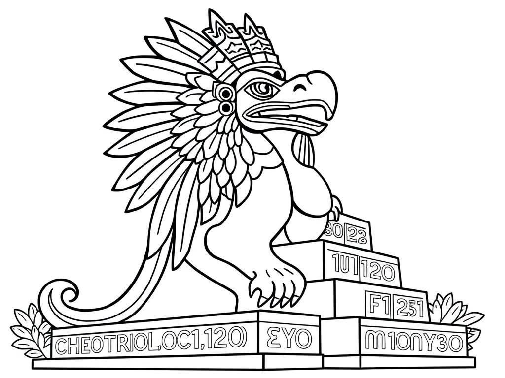 quetzalcoatl on a mayan calander