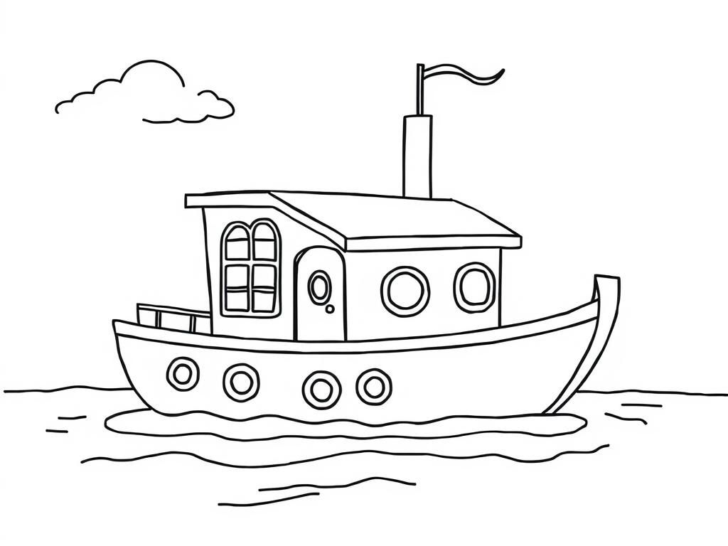 Preview of quirky houseboat