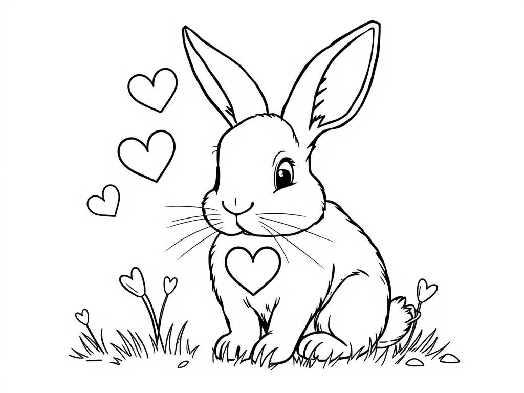 Preview of Rabbit in detail during Valentines day