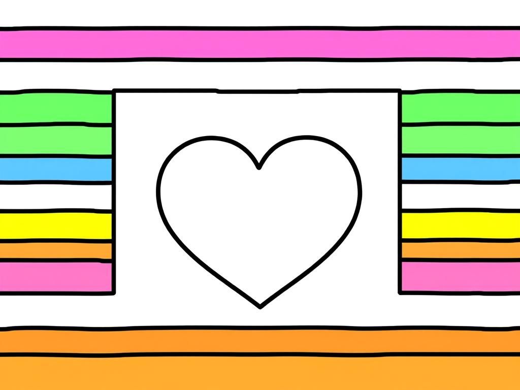 Hearts Coloring Page