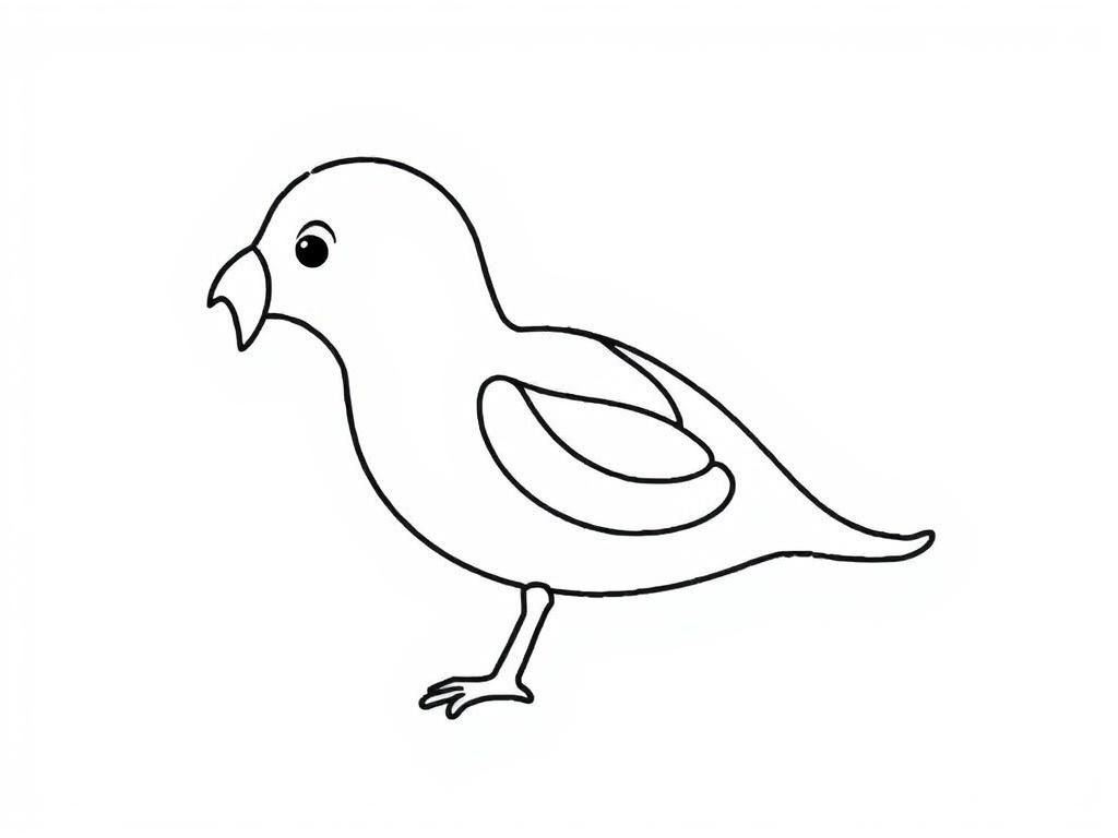 Bird Coloring Page