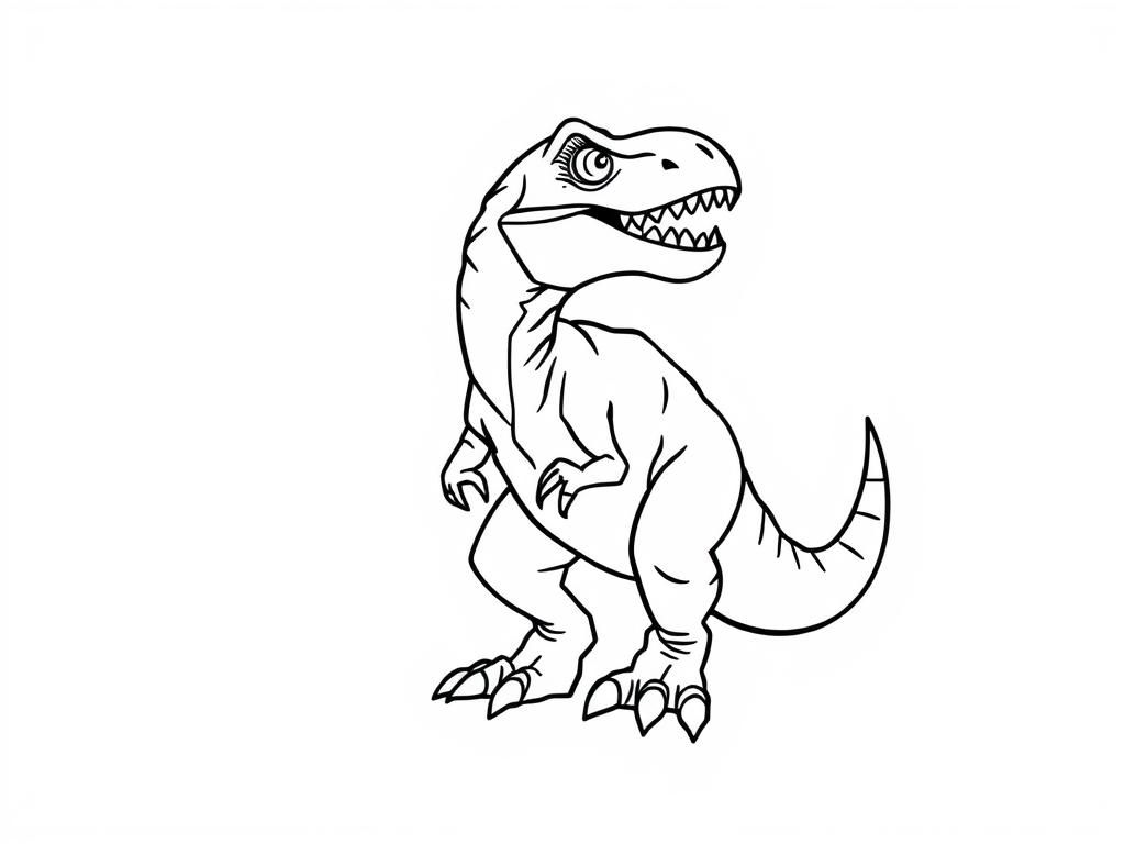 Dinosaur Coloring Page