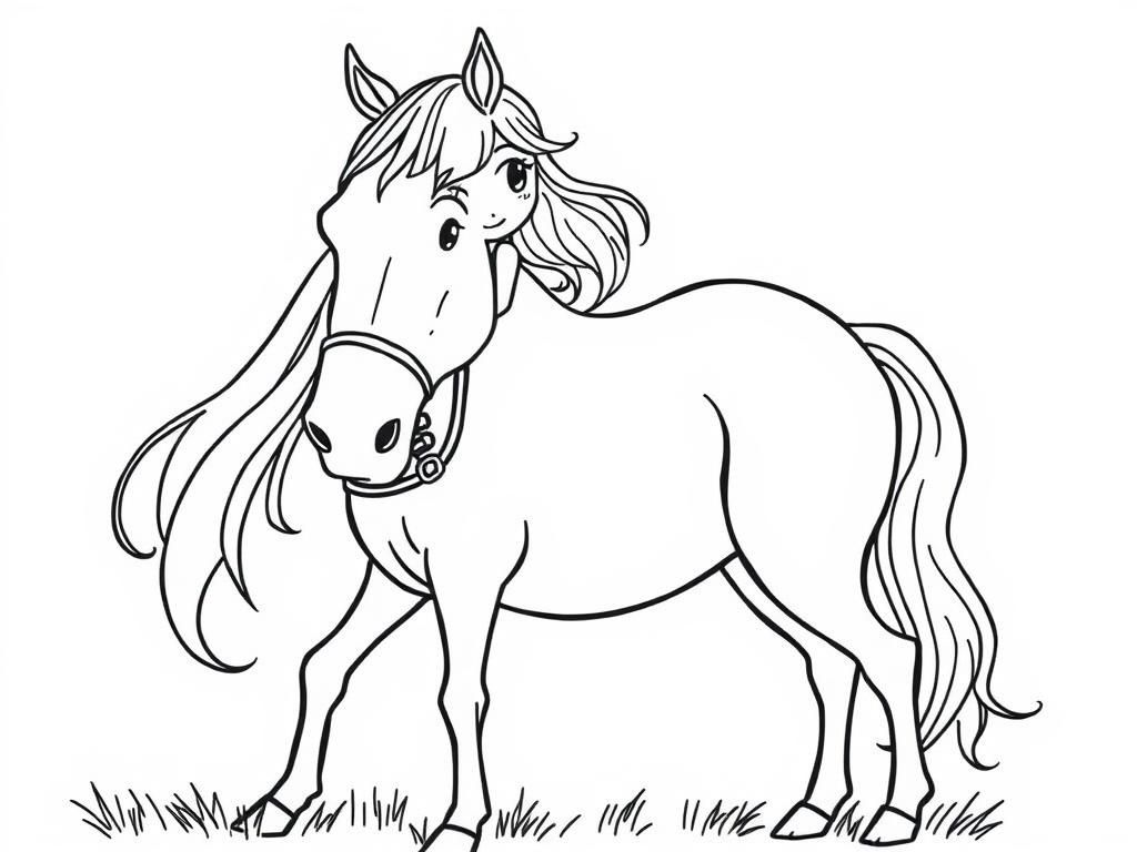 Horse Coloring Page