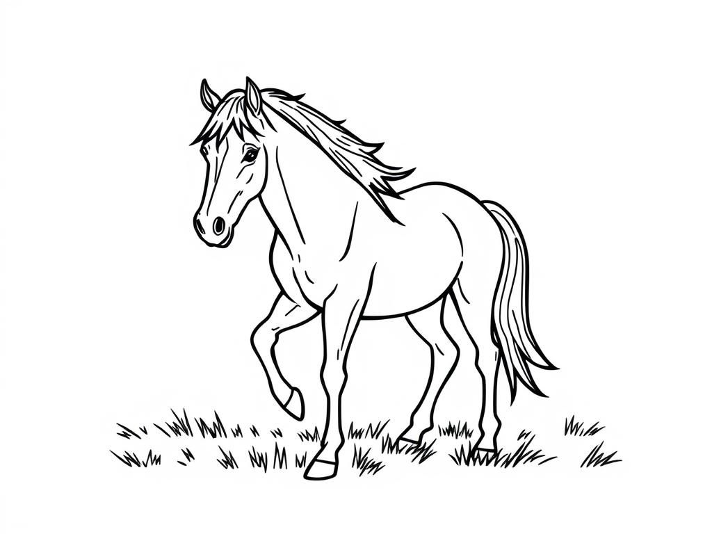 Horse Coloring Page