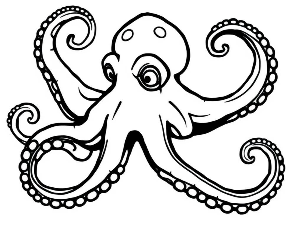 Octopus Coloring Page