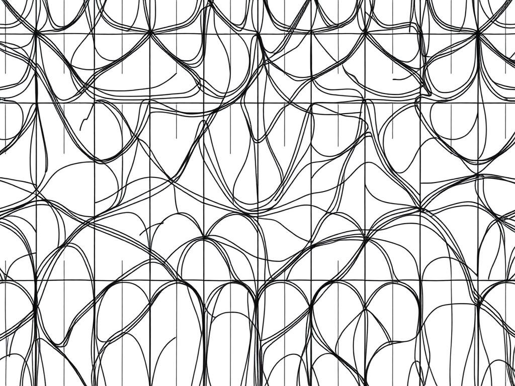 repetitive high detail graph surface