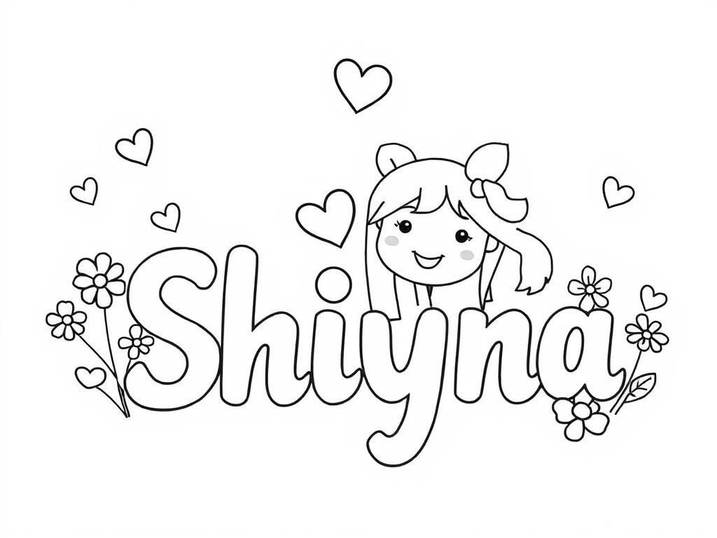 Preview of “ Rhianna + Skyla “with hearts and flowers