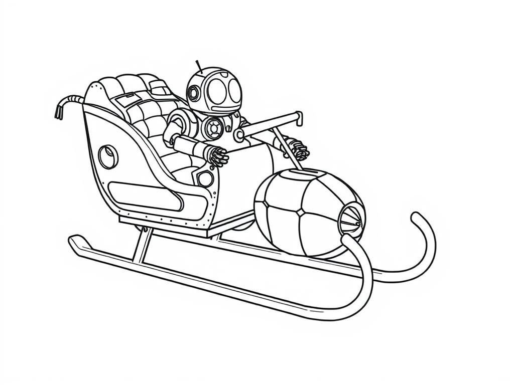 Robots Coloring Page