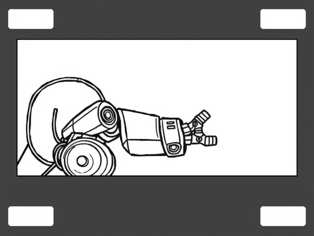 Robot Coloring Page