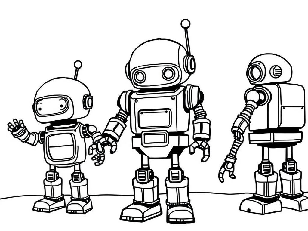 Robot Coloring Page: A World of Intricate Designs and Creative Possibilities