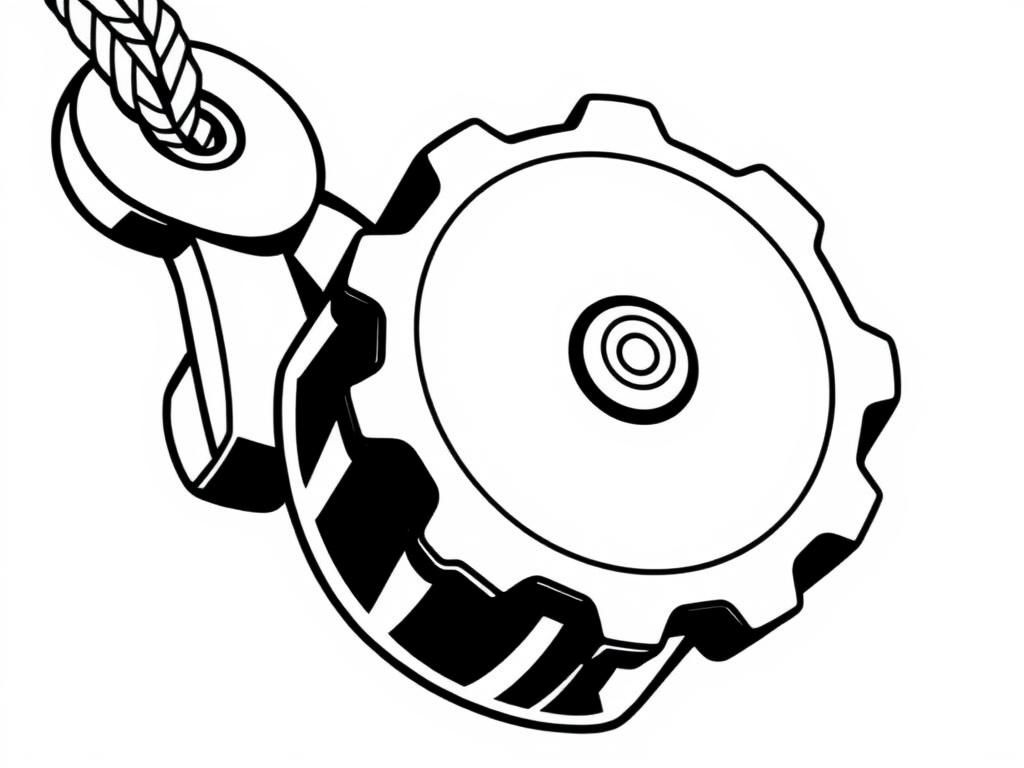 Rope pulley system mechanical advantage