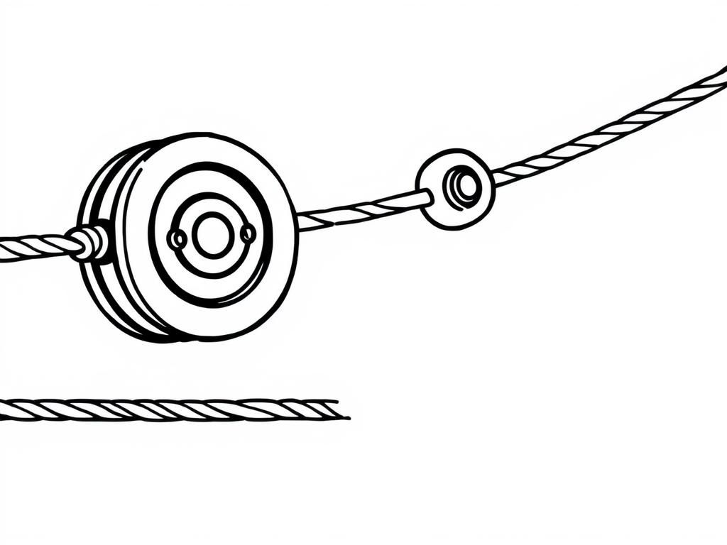 Rope pulley system mechanical advantage