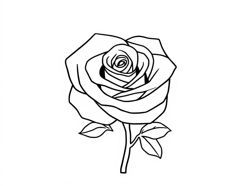 Rose in Heart form