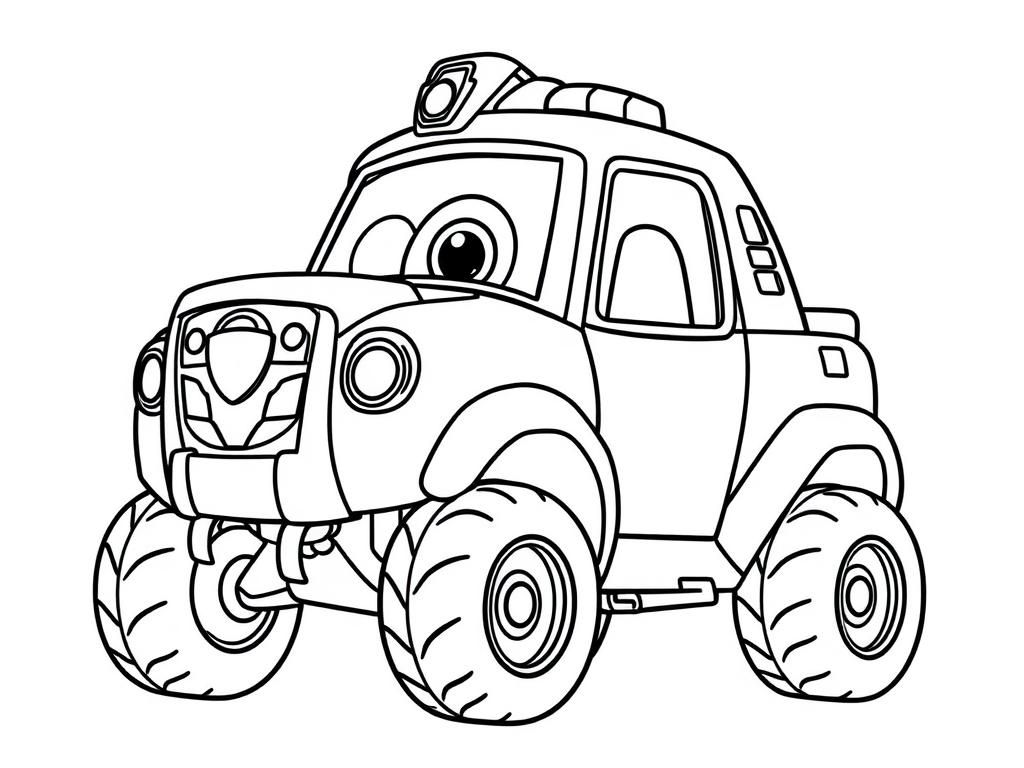 Preview of rubble paw patrol car