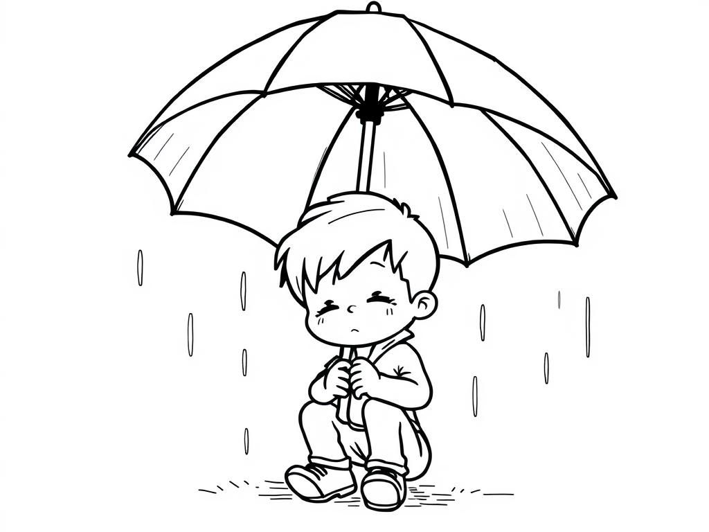 Sad boy Which Umbrella