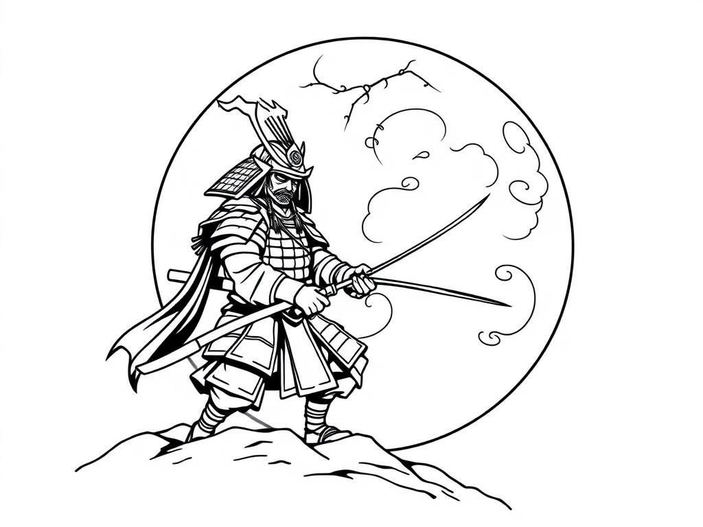 Samurai on the moon