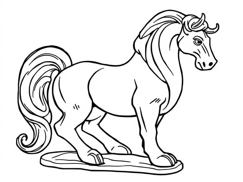 Horse Coloring Page