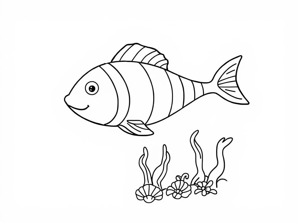 Fish Coloring Page