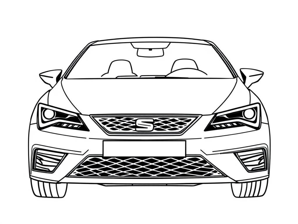 Car Coloring Page