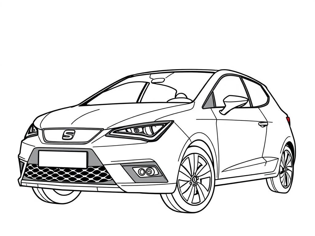 Car Coloring Page