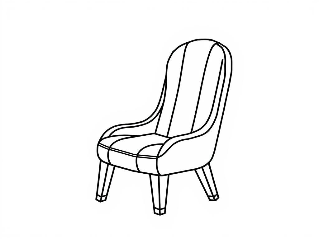 Chair Coloring Page