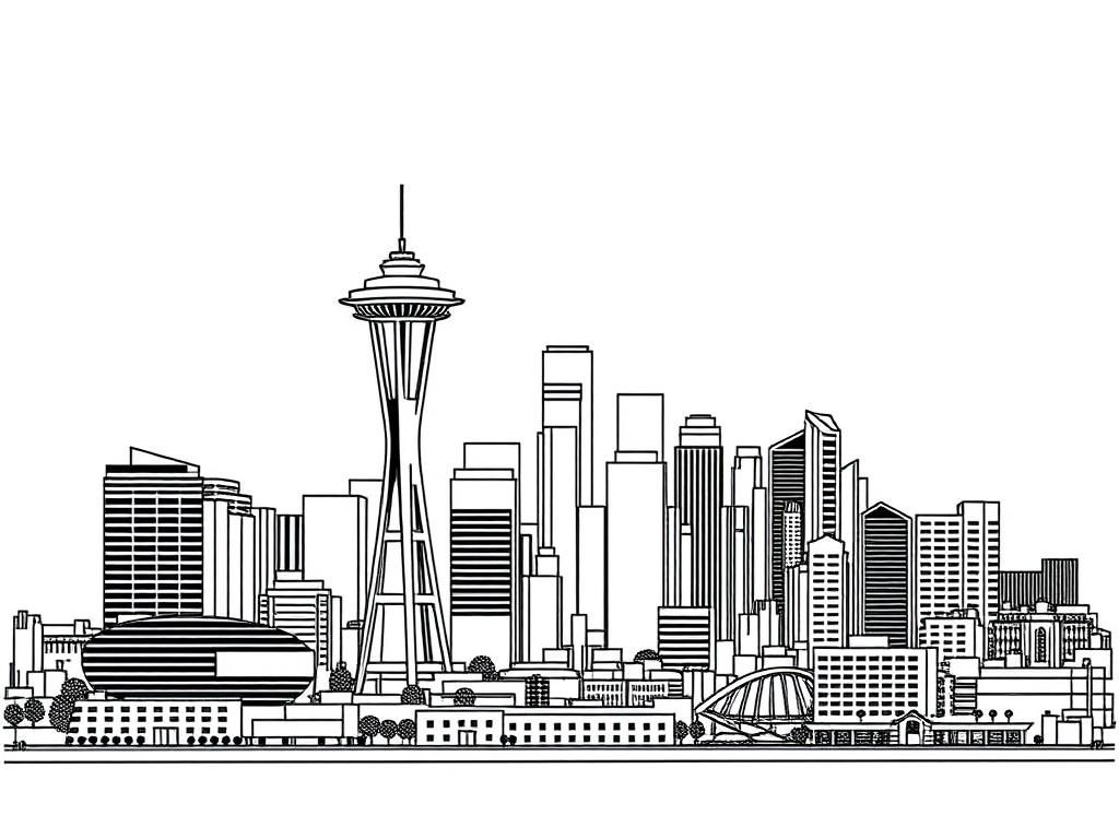 Preview of Seattle skyline