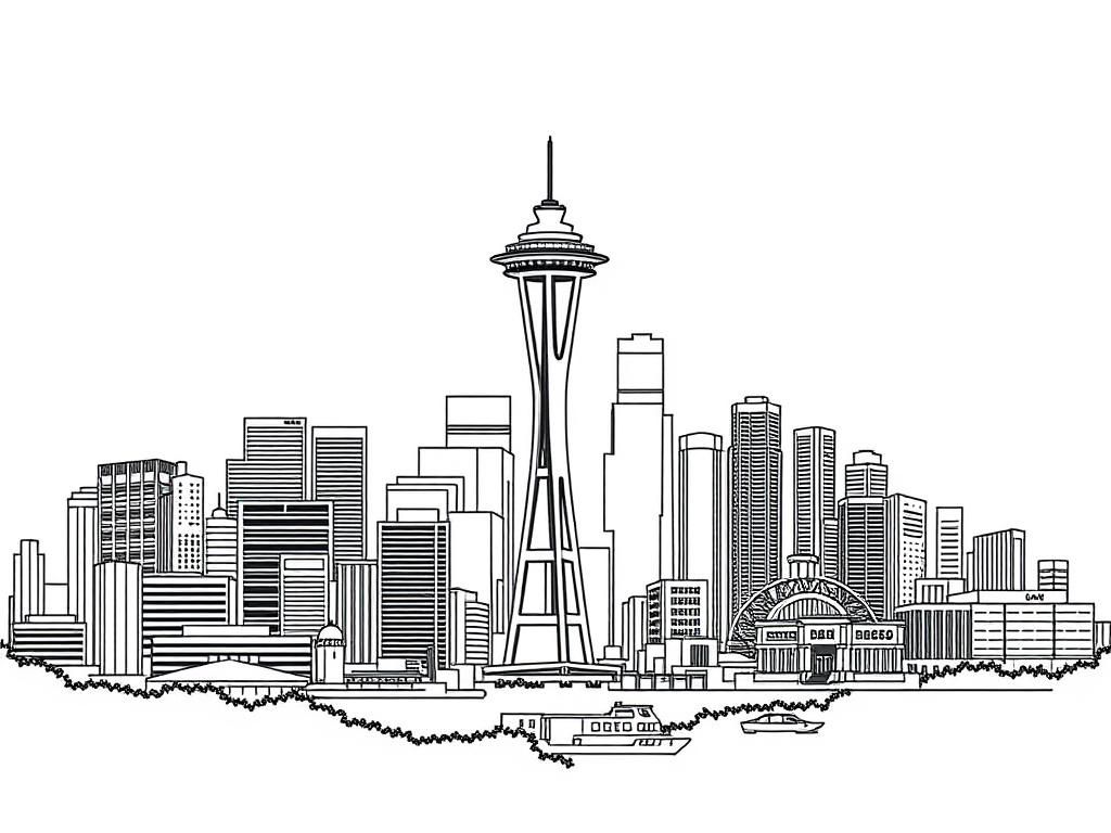 Preview of Seattle skyline