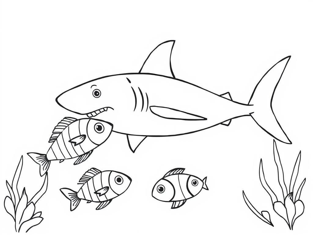 Shark Coloring Page