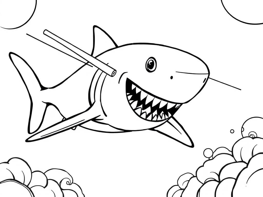 Shark Coloring Page