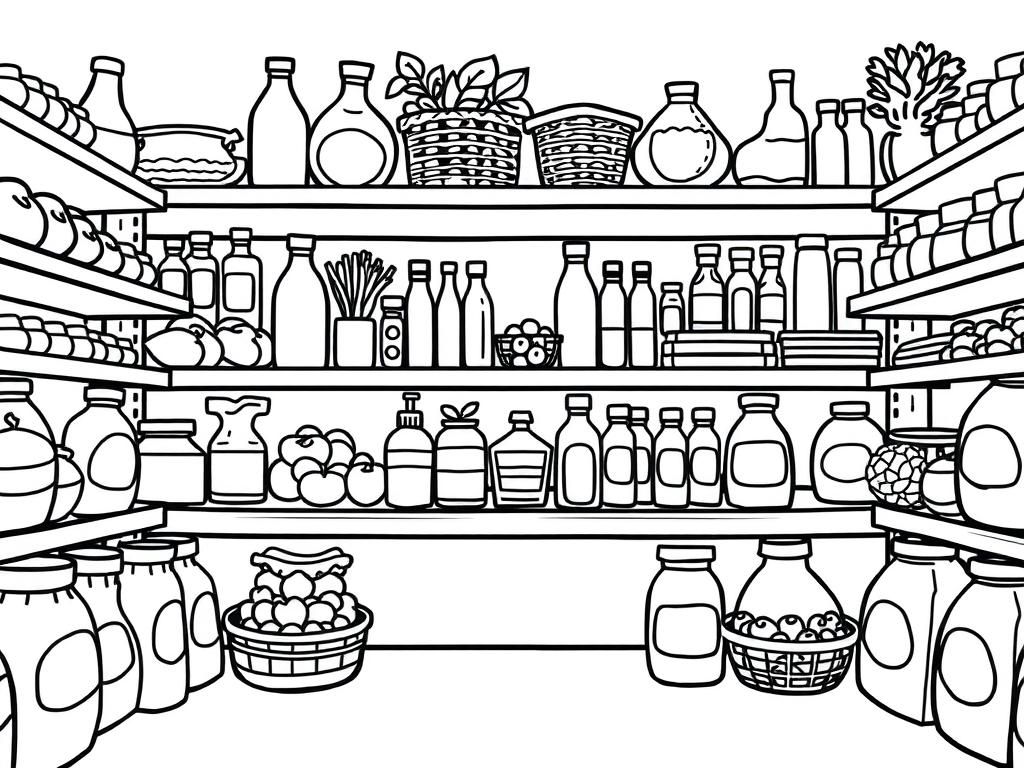 Preview of Shelf of groceries