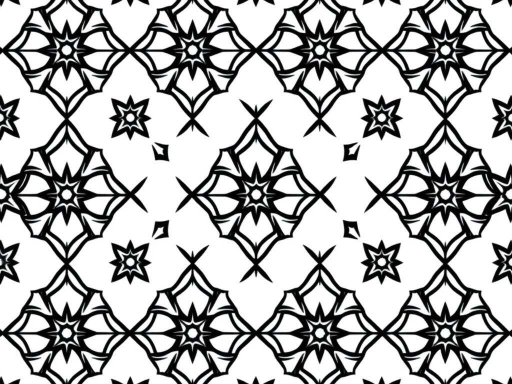 Black and White Coloring Page for Adults