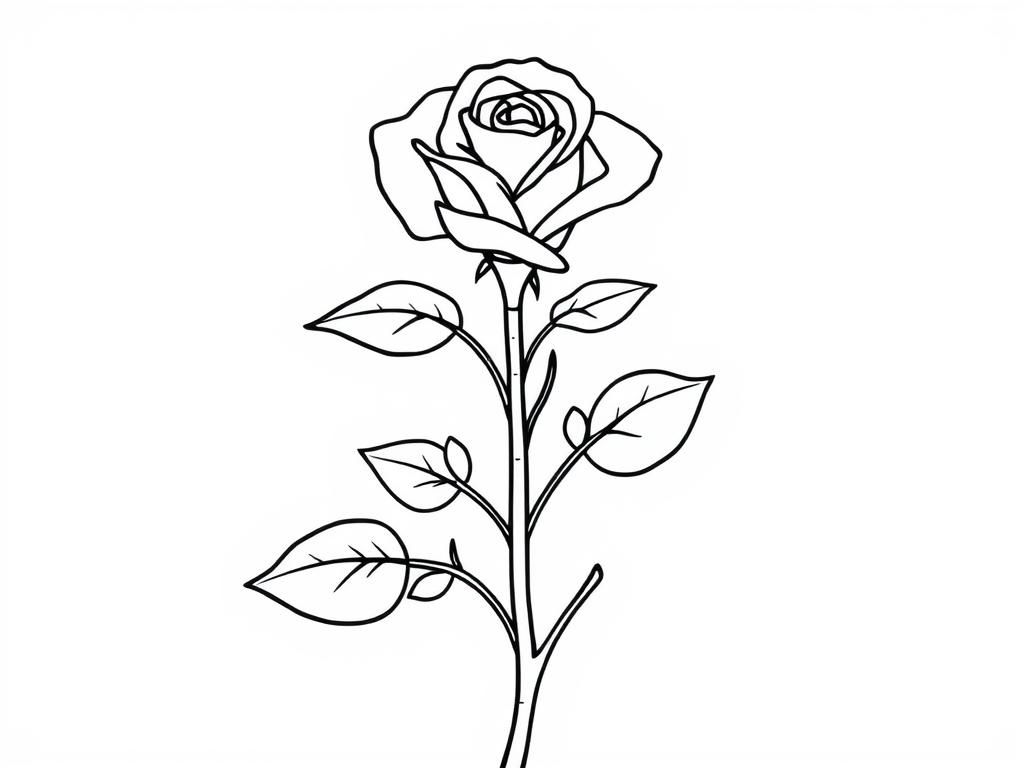 Preview of Simple rose plant