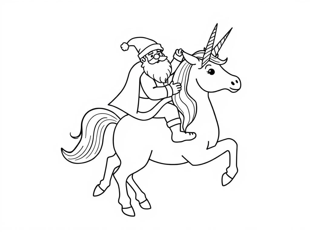 Preview of Sinterklaas op een unicorn