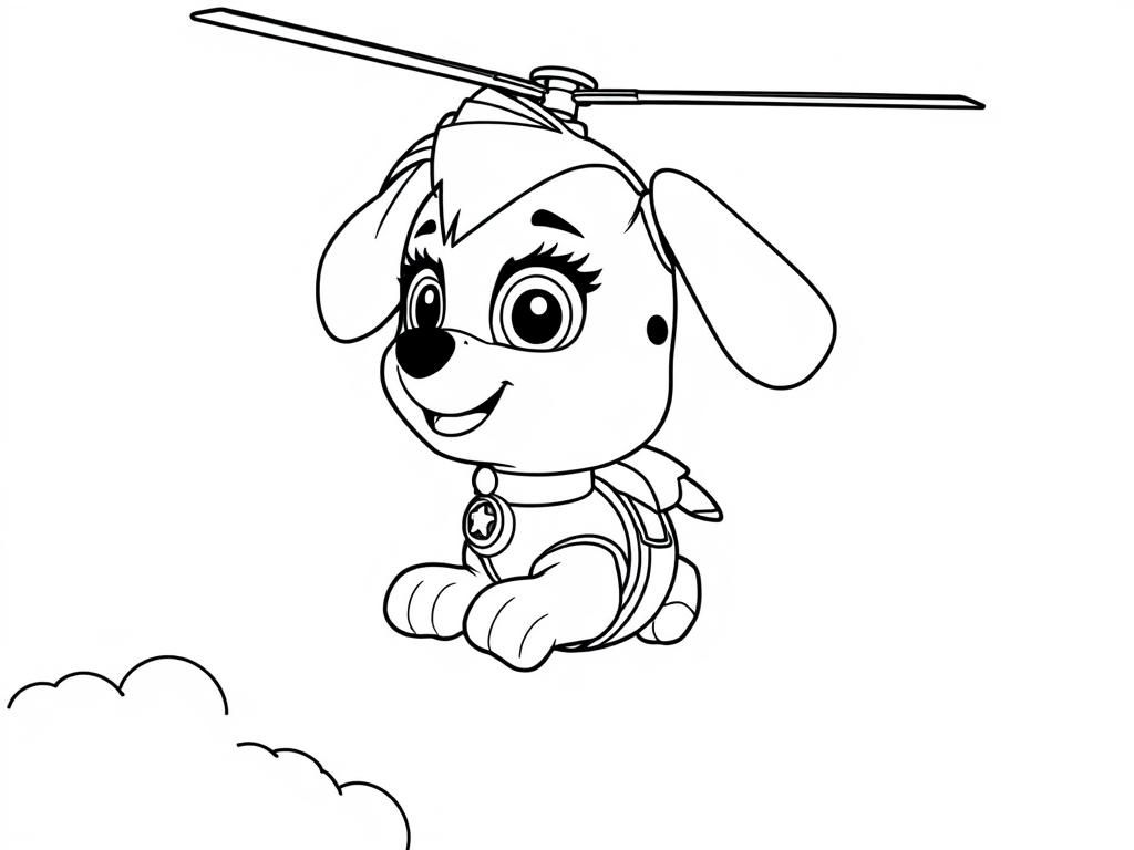 Paw-Patrol Coloring Page