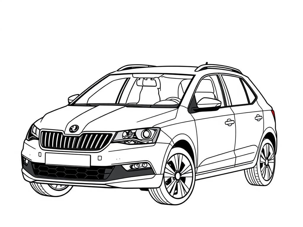 Car Coloring Page